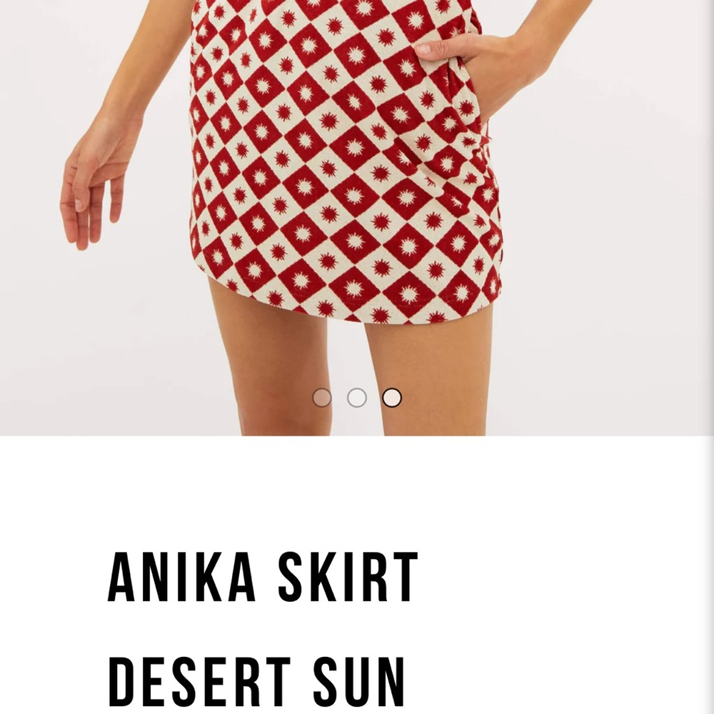 Beach Riot Anika Skirt Desert Sun XS NWT